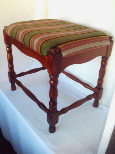 Sitzhocker vintage holz - sitzhocker,