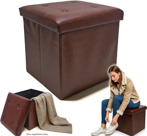 Sitzhocker mit stauraum x - sitzhocker,