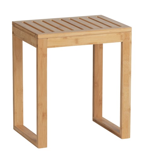 Wenko bad hocker bambus - bambus, sitz