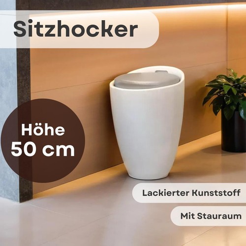 Sitzhocker mit stauraum höhe - mit,