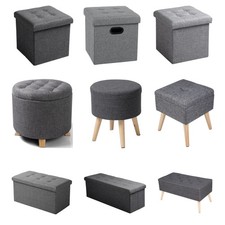 Sitzhocker mit Stauraum