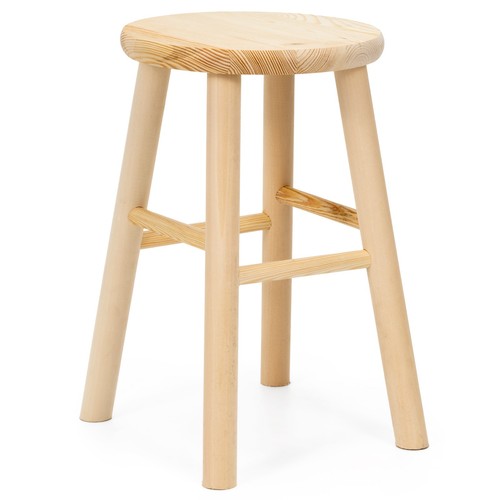Springos holz taboret rund - springos,