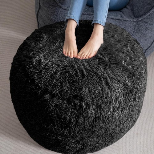 Kunstfell pouf raumdeko - pouf,