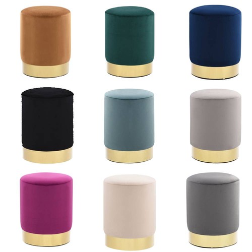 Hocker samt polsterhocker - samt,