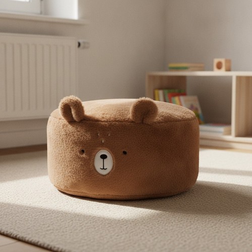 Tierhocker sitzpuff rund - sitzpuff,